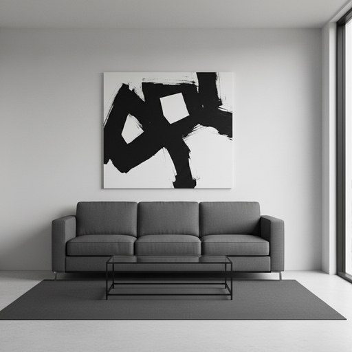 A room in a modern style: clean lines and a restrained, calm palette.